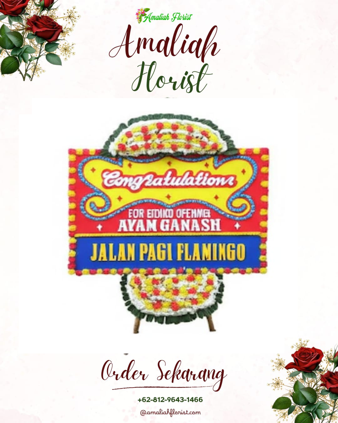 Sewa Papan Bunga Ngasem